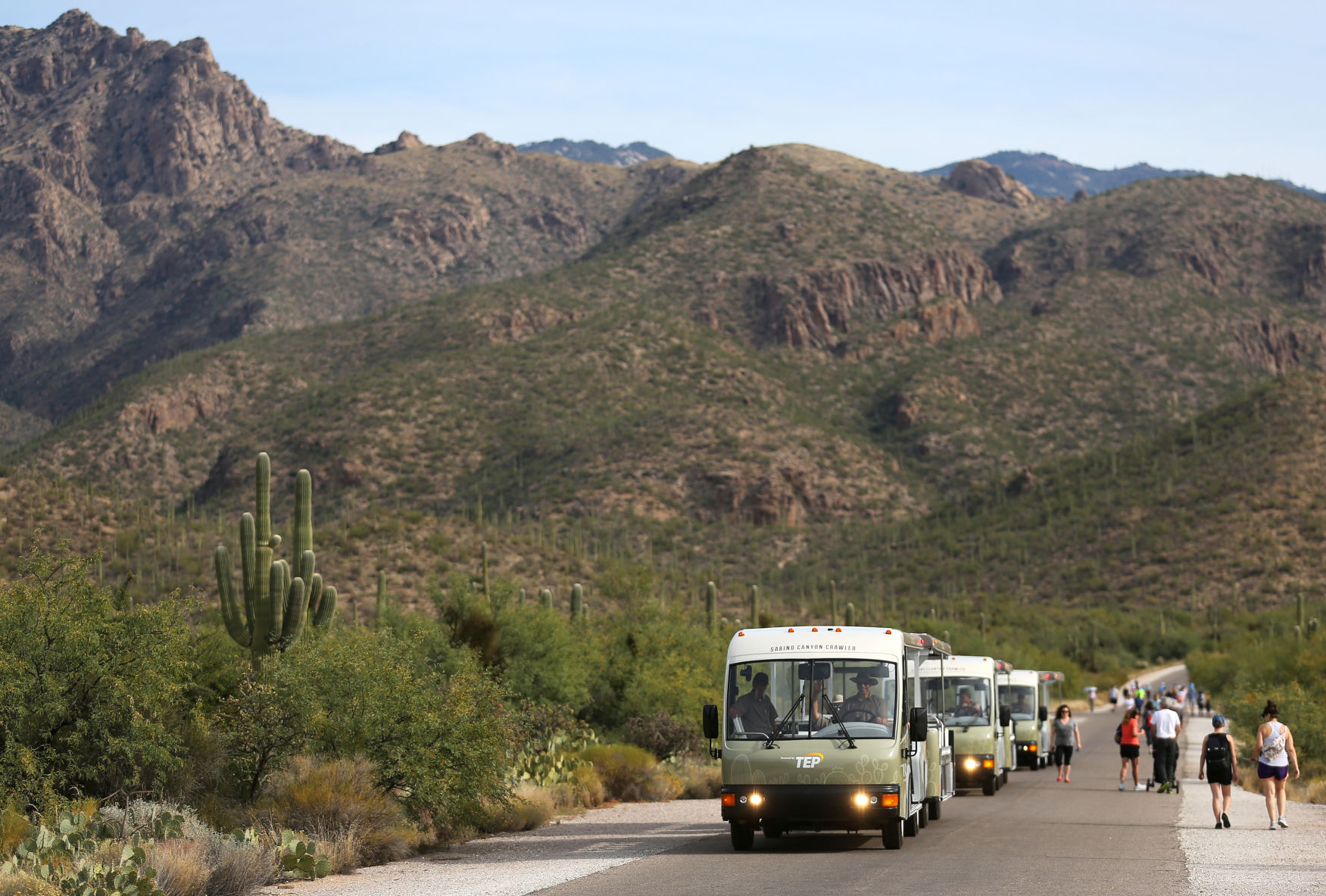 Sabino Canyon Shuttle Launch